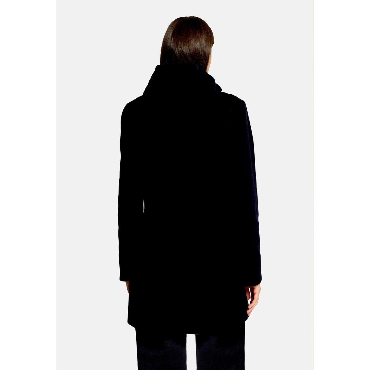 Duffle-coat à capuche bleu foncé, GIL BRET
