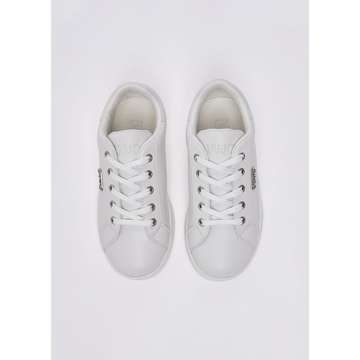 Sneakers en cuir blanc, LIU JO