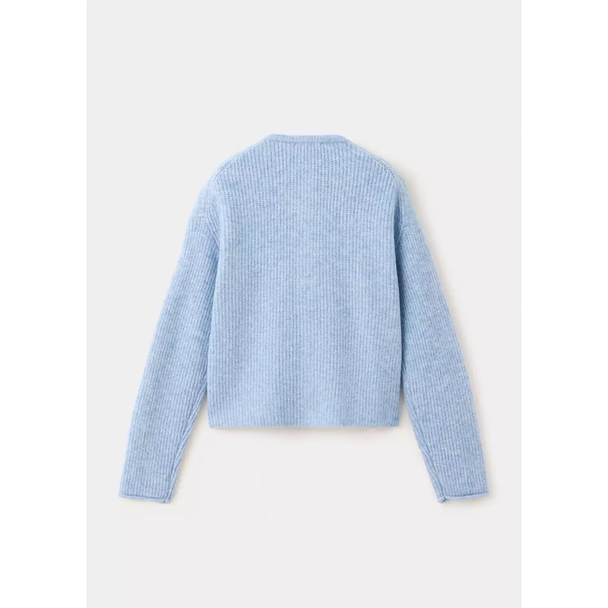 Cardigan en grosse maille côtelée bleu, MANGO KIDS