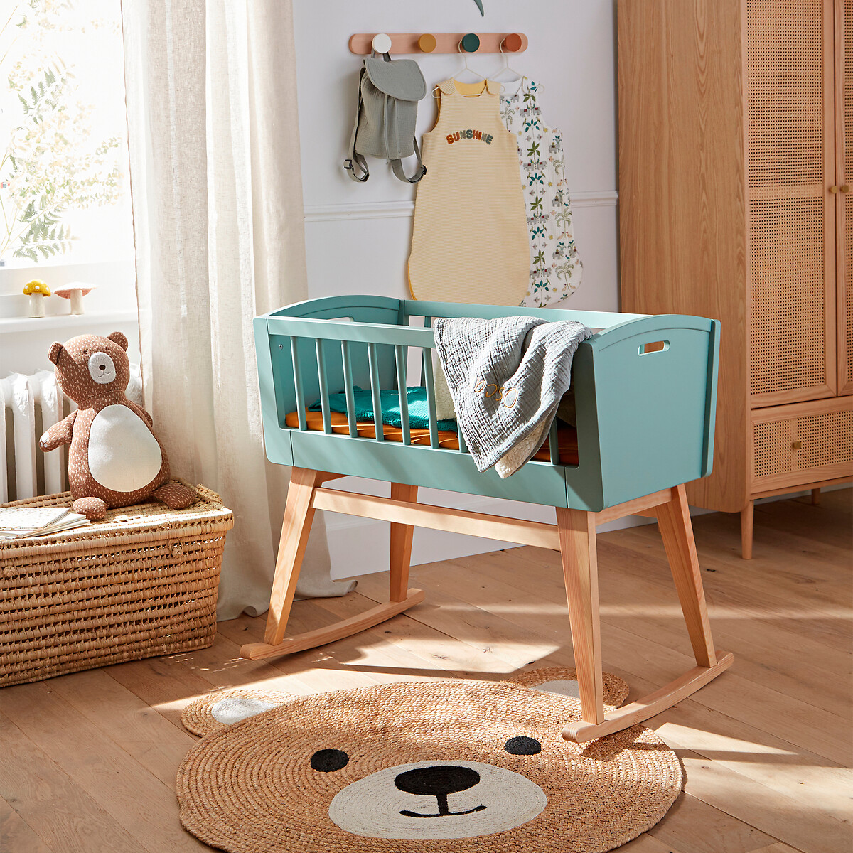 Tapis enfant tête d'ourson en jute, Osora naturel, LA REDOUTE INTERIEURS