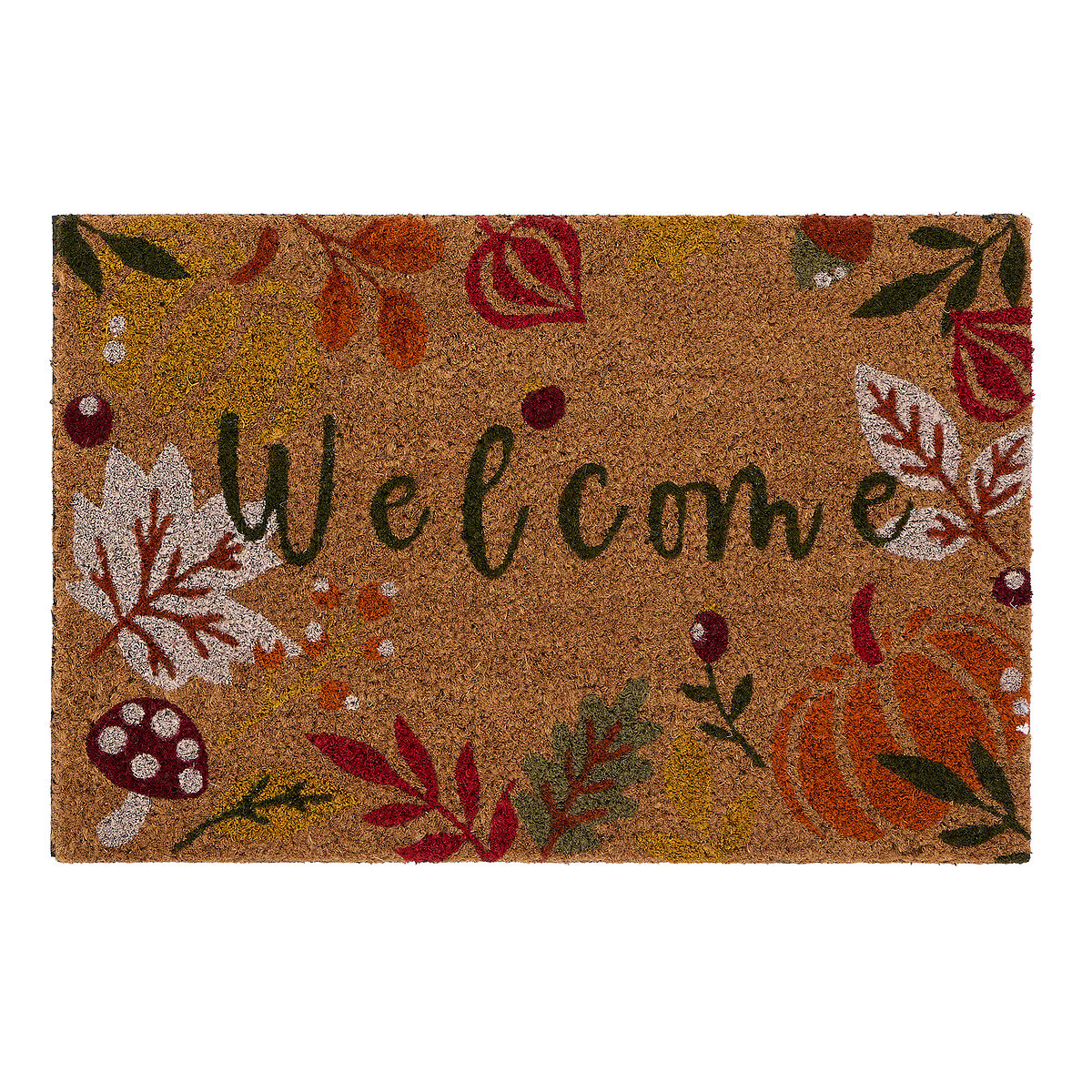 Autumnal Welcome Coir Doormat multi-coloured, MY MAT