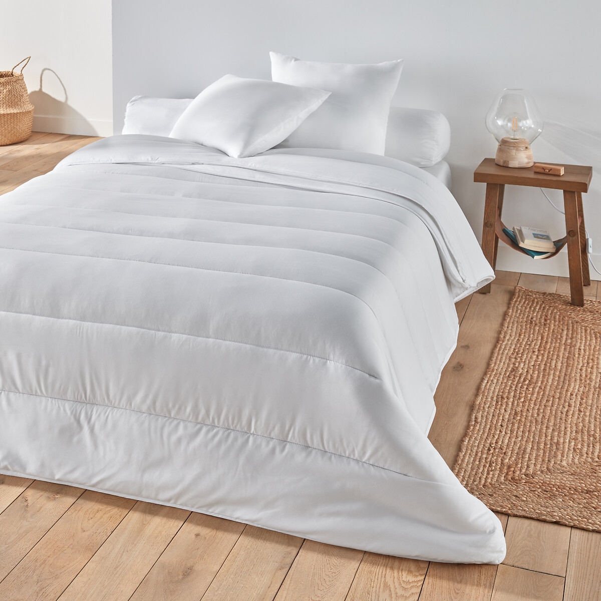 Couette 4 saisons Essentielle anti-acarien blanc, LA REDOUTE INTERIEURS