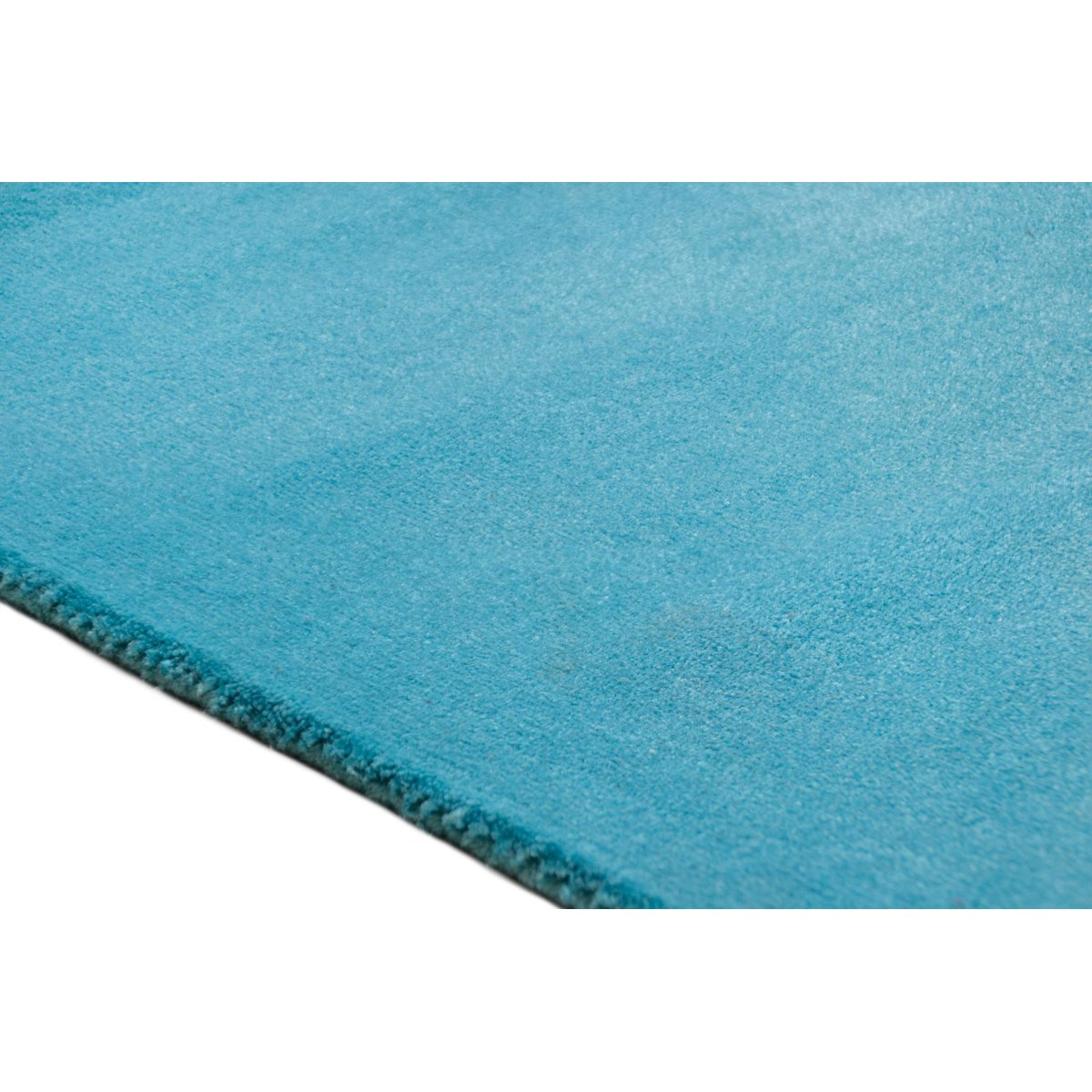 Tapis Salon HAPPY uni, imprimé, 100% nylon turquoise, TOM TAILOR