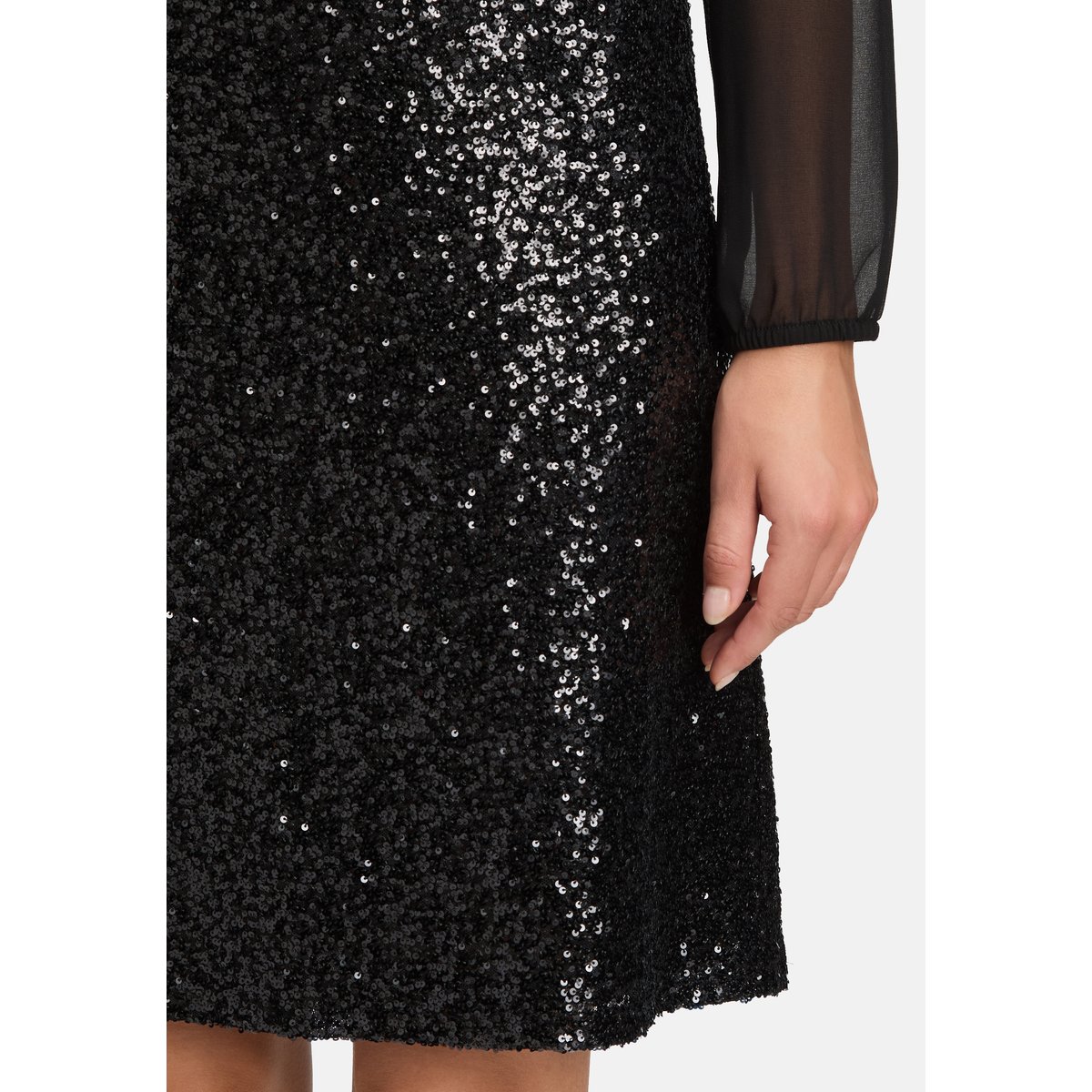 Robe de soirée à paillettes noir, BETTY & CO