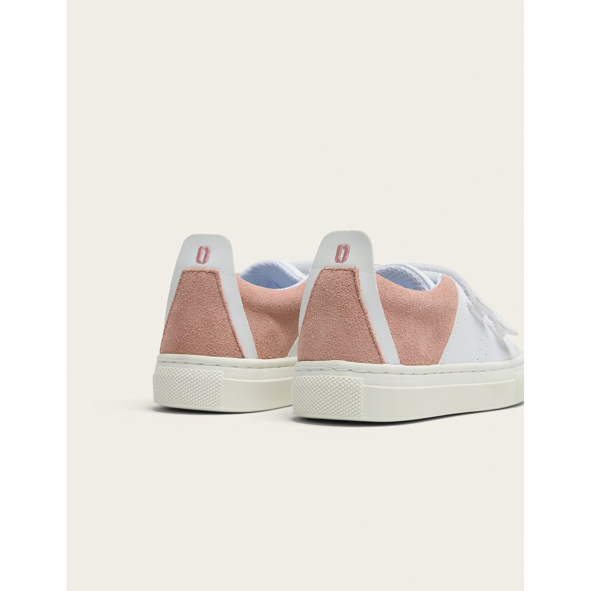 Baskets Enfants René JUNIOR blanc et rose, ODAJE
