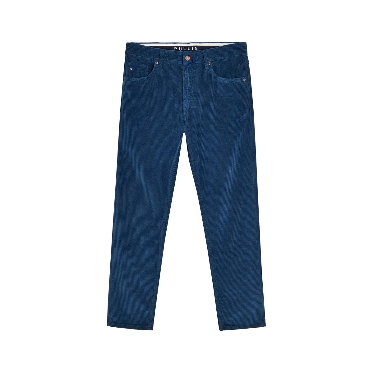 PANTALON REGULAR VELOURS LAGON bleu royal, PULLIN