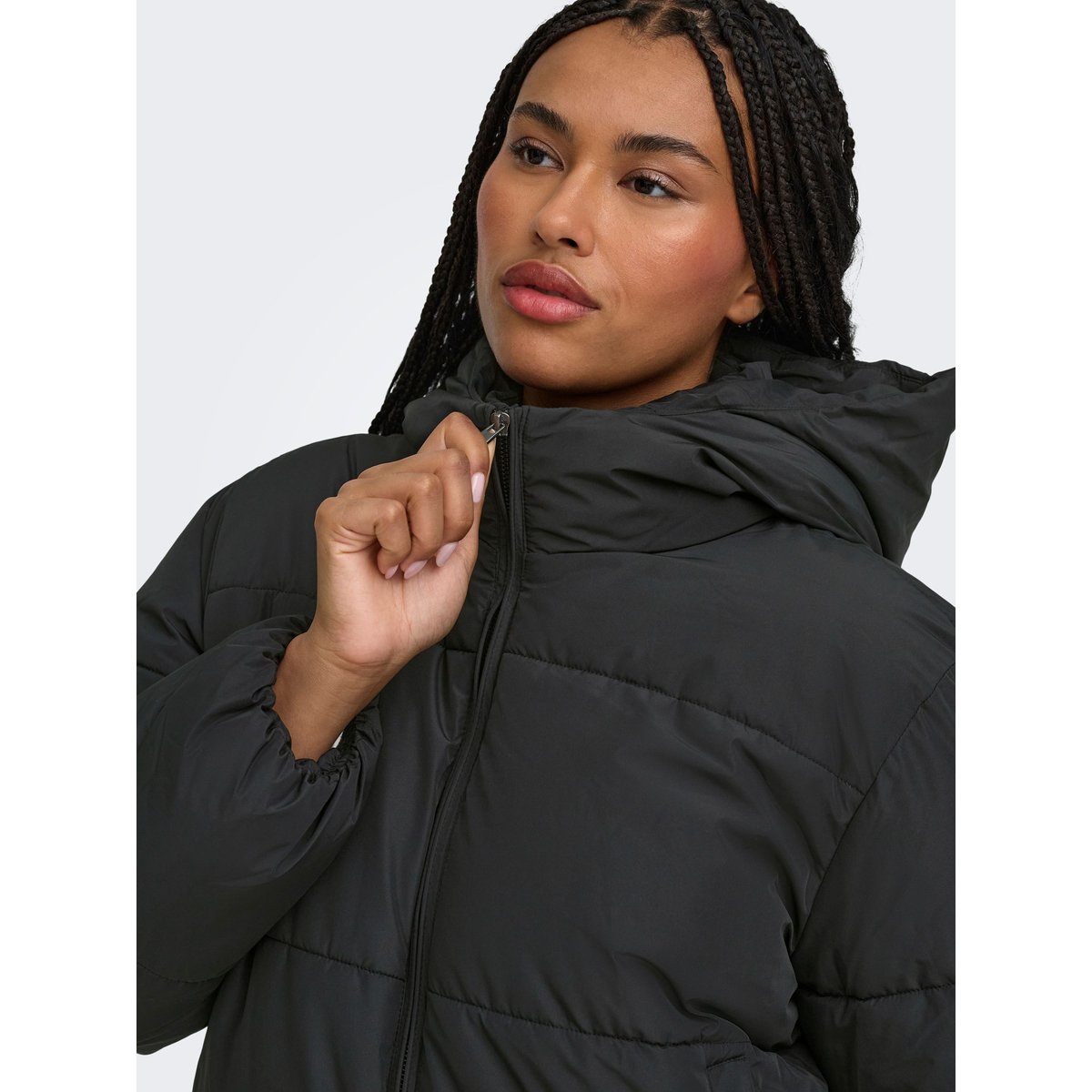Doudoune noire - black, ONLY CARMAKOMA