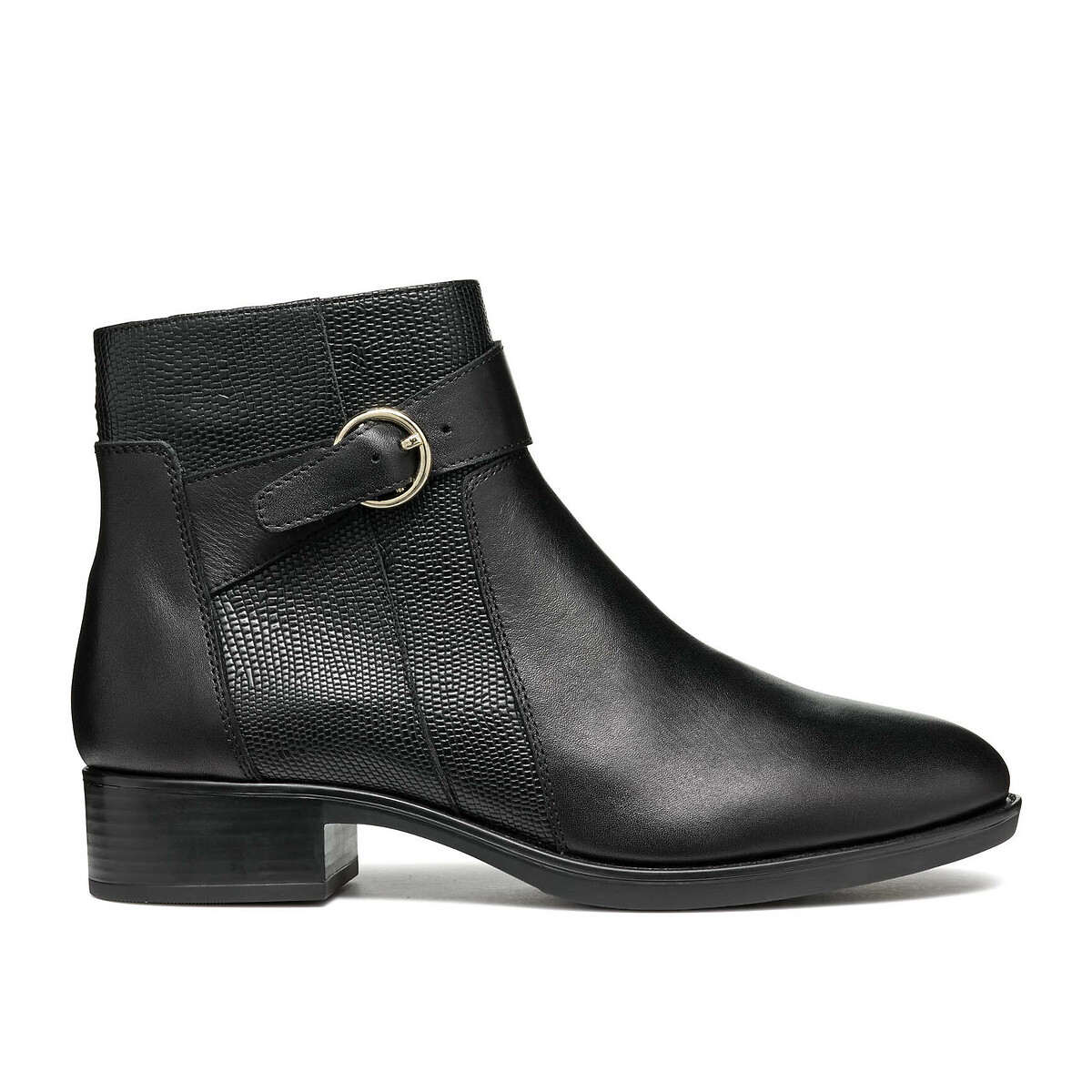 Felicity Ankle Boots in Breathable Leather black, GEOX