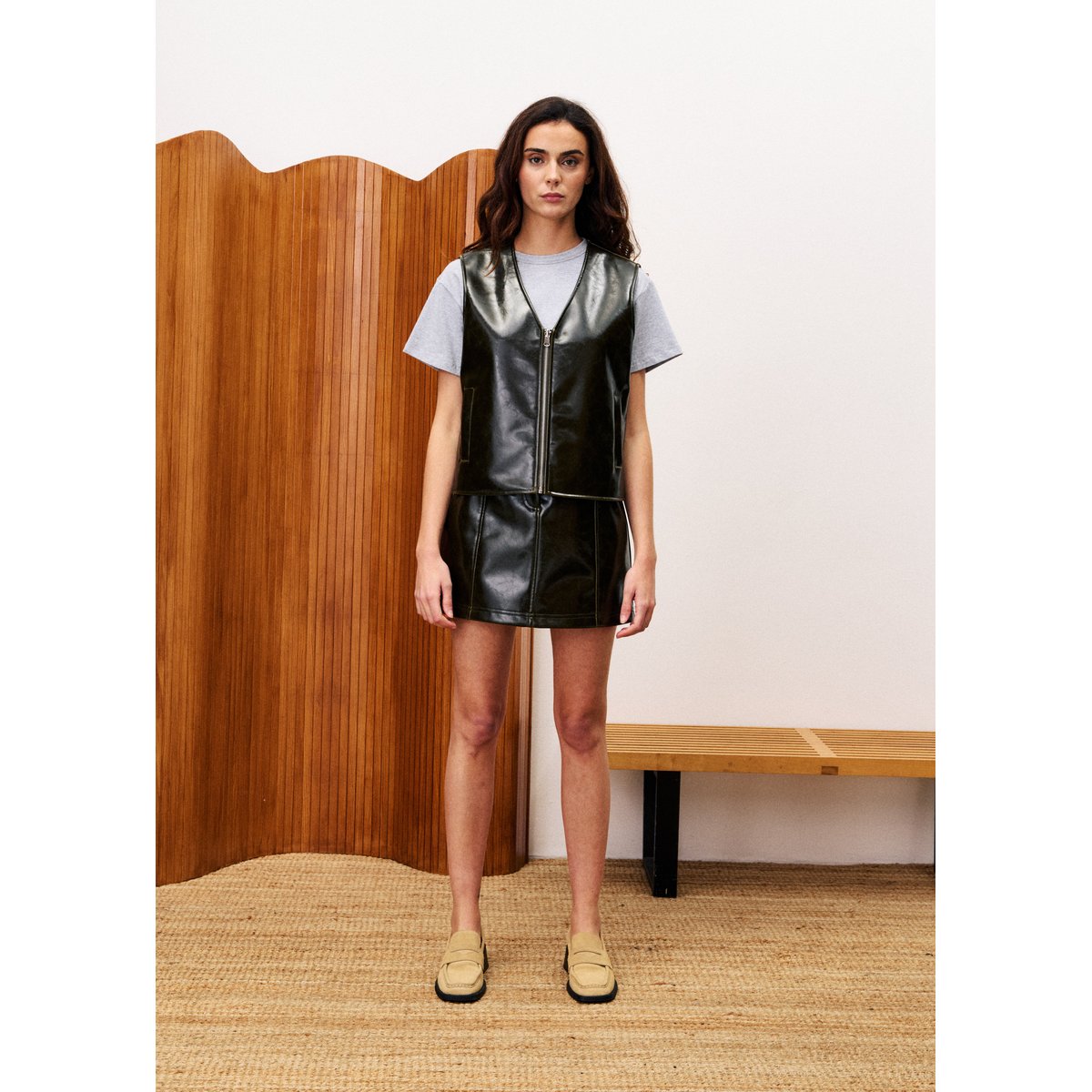 Gilet EDGAR vert kaki, FRNCH