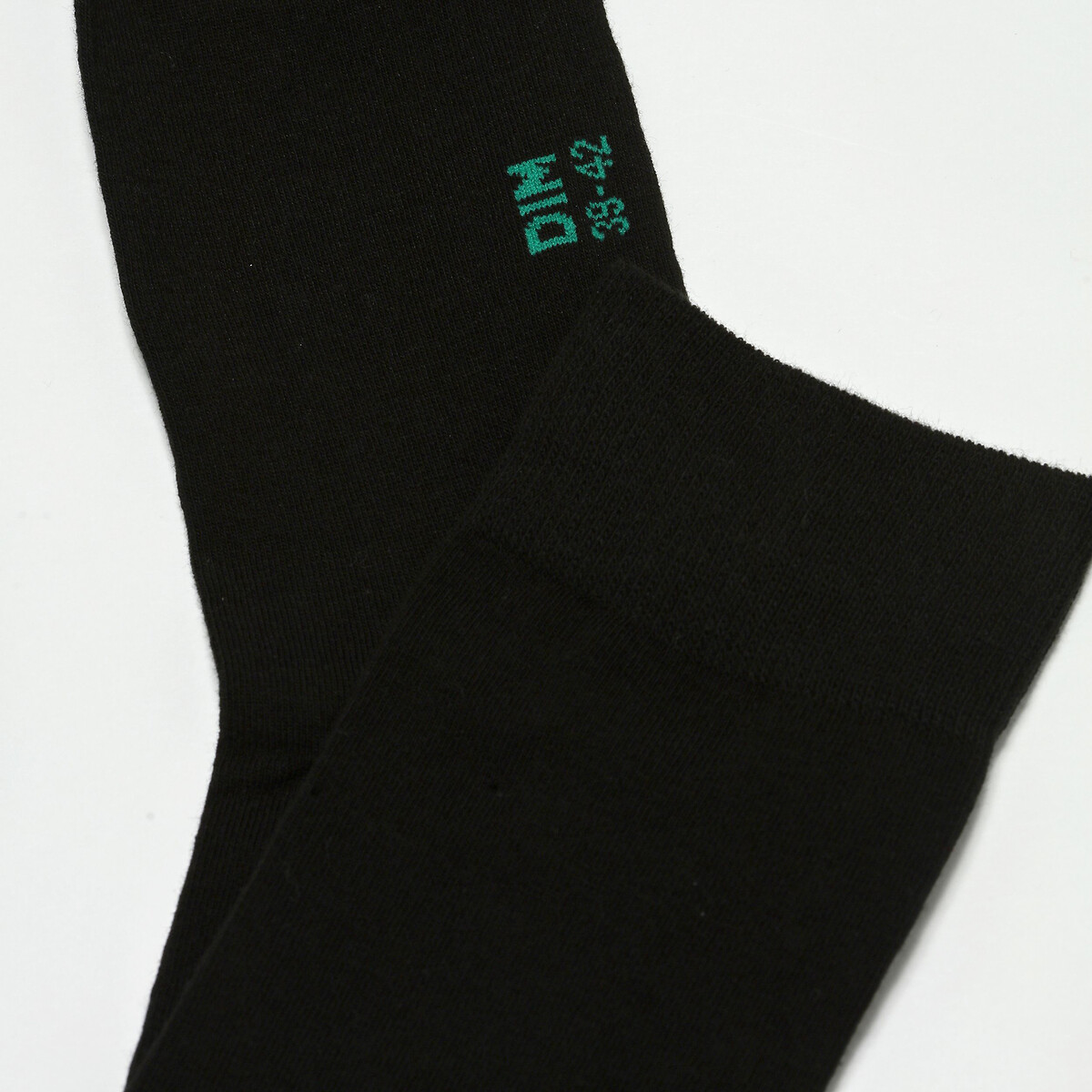 Pack of 2 Pairs of Good Socks in Cotton black, DIM