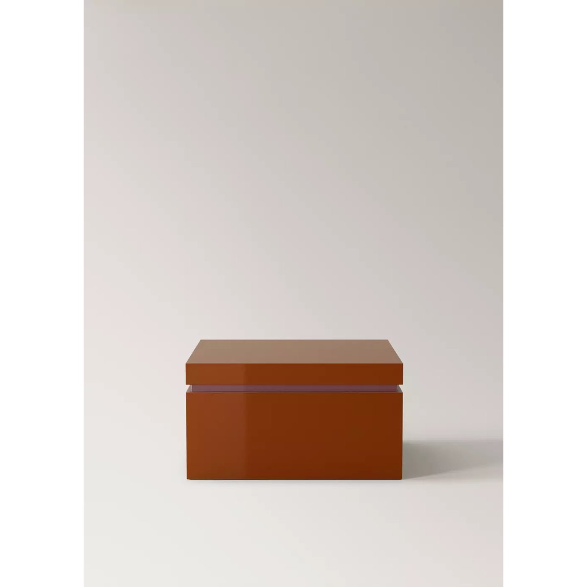 Boîte bicolore en bois marron, MANGO HOME