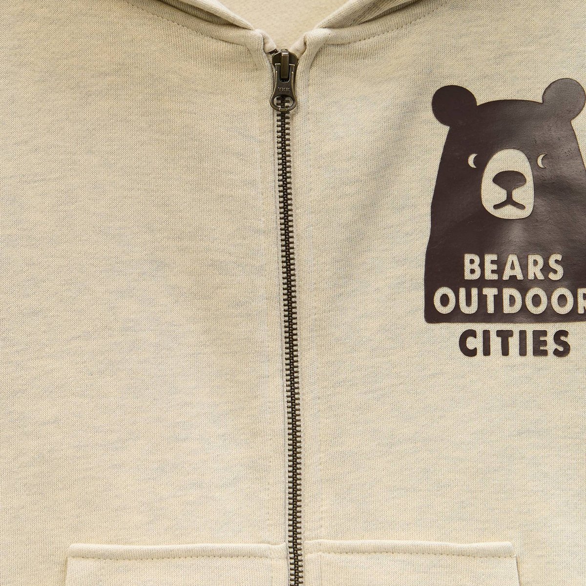 Sweat à capuche contenant en coton BIO bones, MONOPRIX