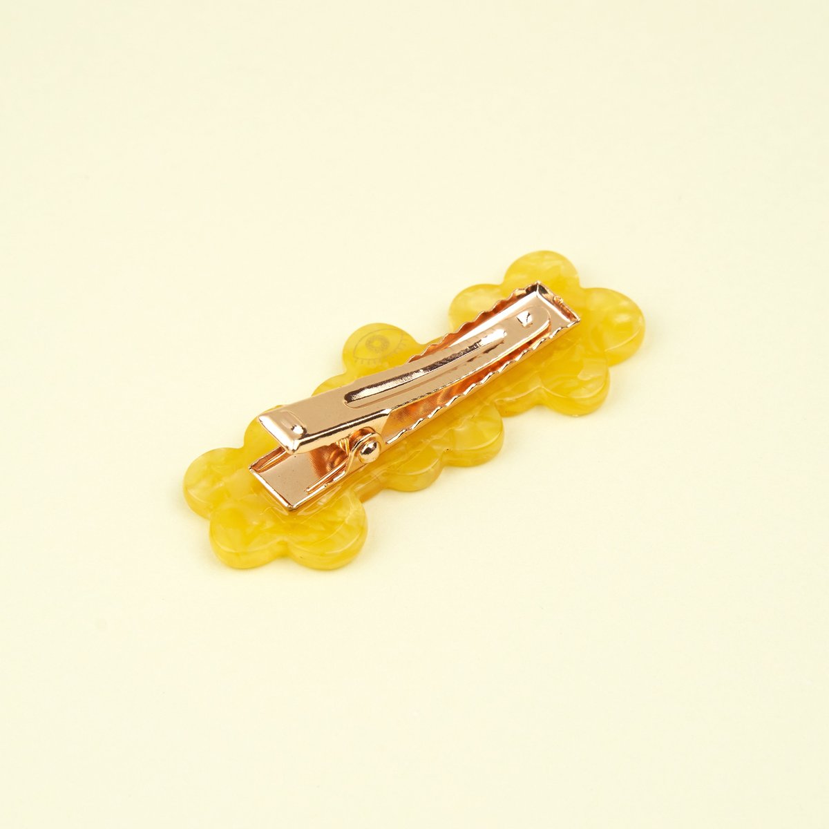 Barrette BOUTON D'OR jaune, COUCOU SUZETTE