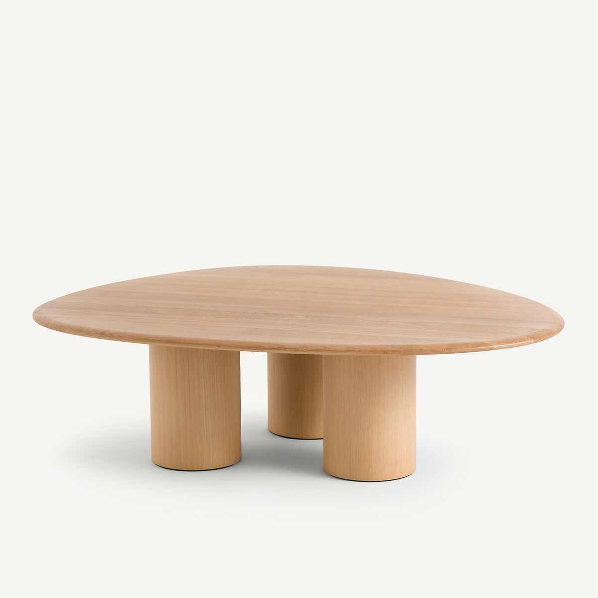 Table basse en chêne et plaqué, Brasero chêne naturel, AM.PM