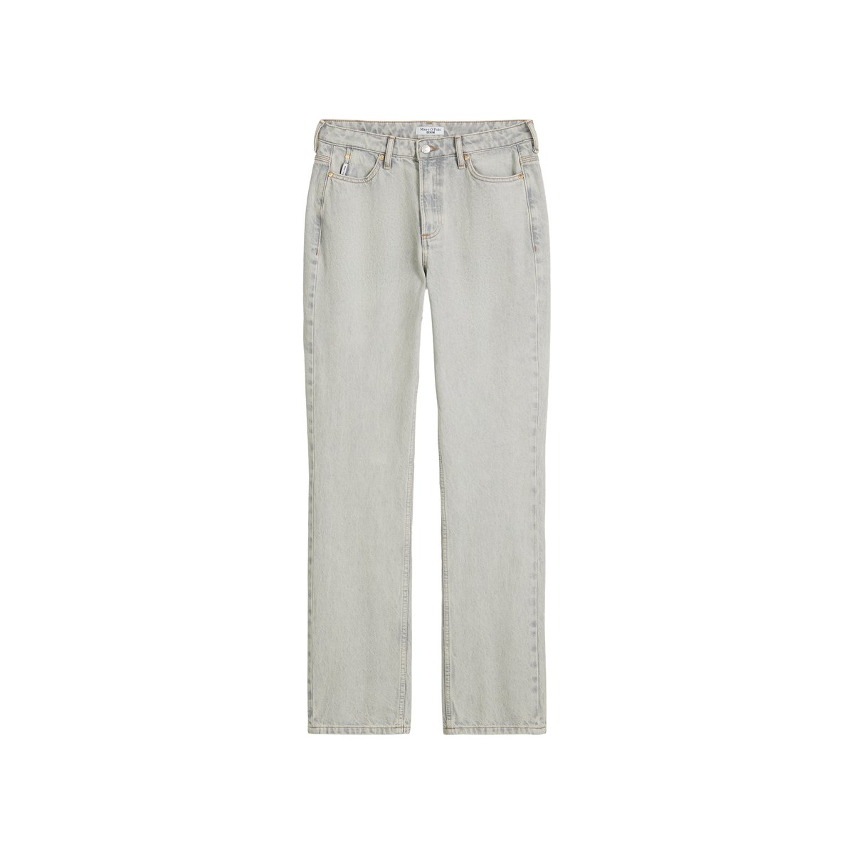 Jeans modèle Onna straight en denim gris rigide bleu clair, MARC O’POLO DENIM