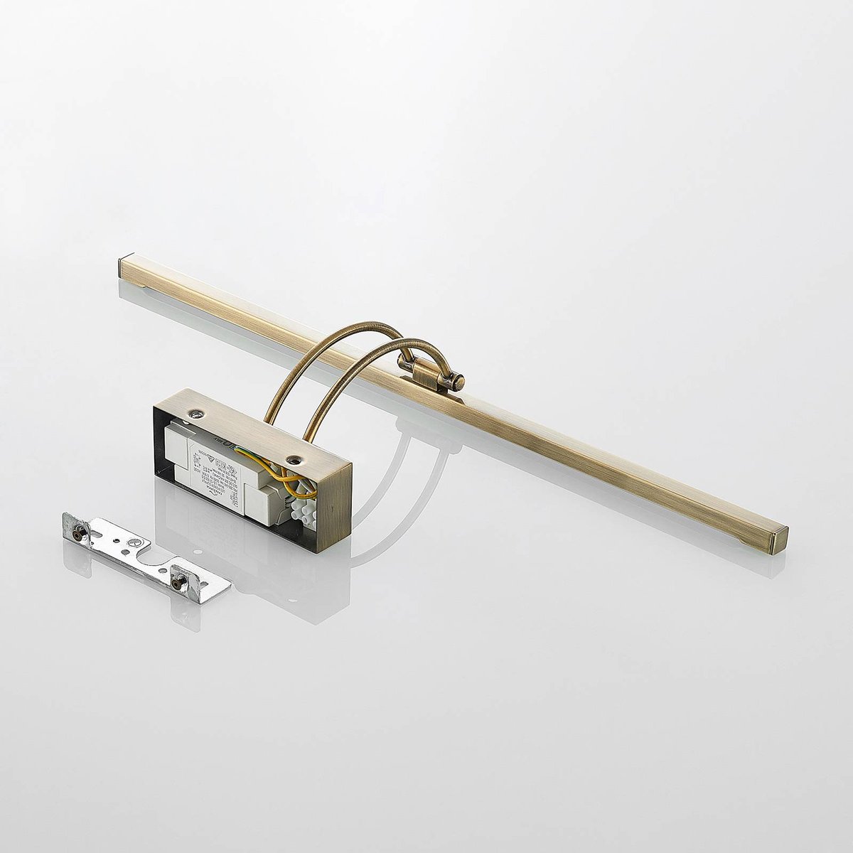 Applique en aluminiumLED, Felena laiton ancien, LUCANDE
