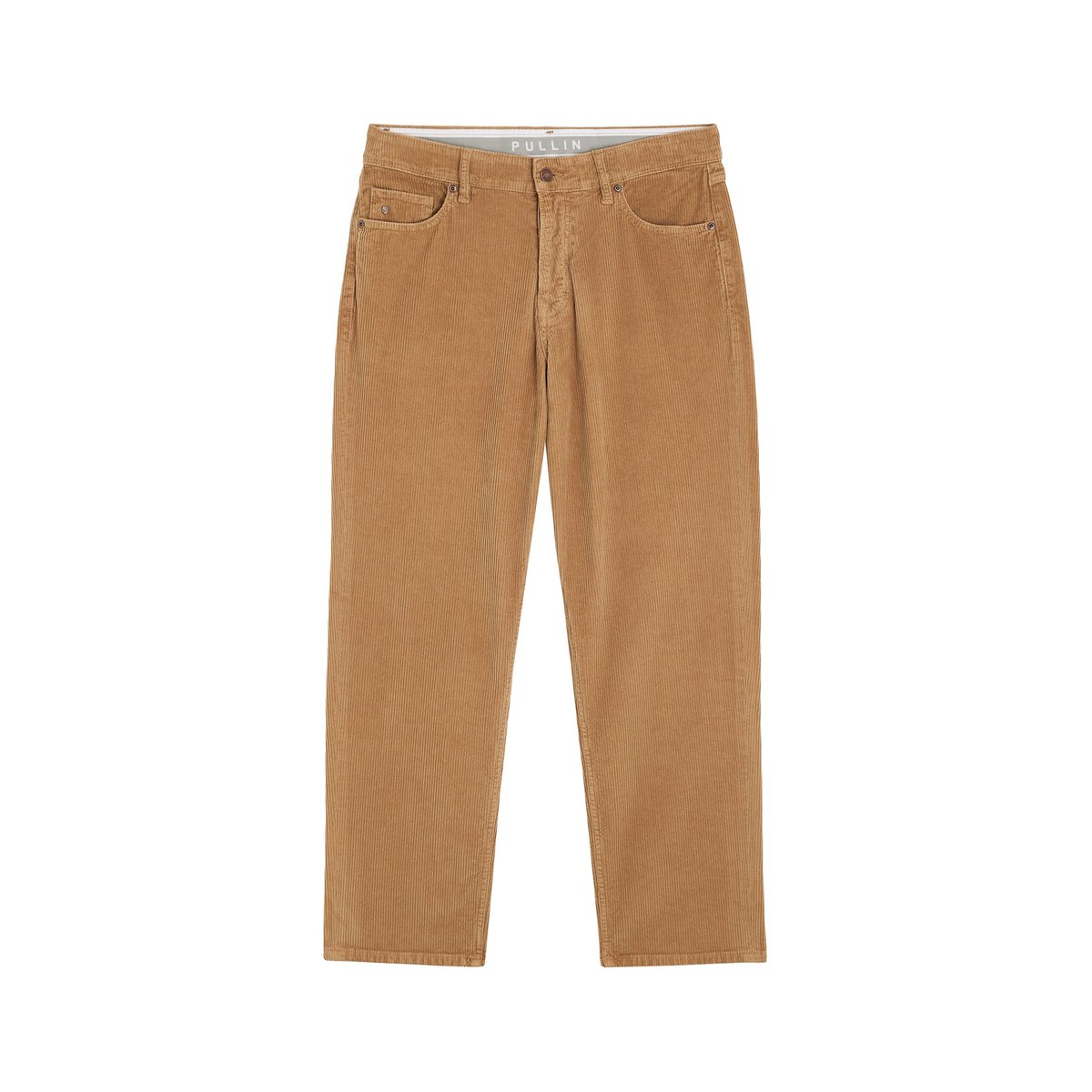 PANTALON MID LOOSE VELOURS ROYLATTE beige, PULLIN