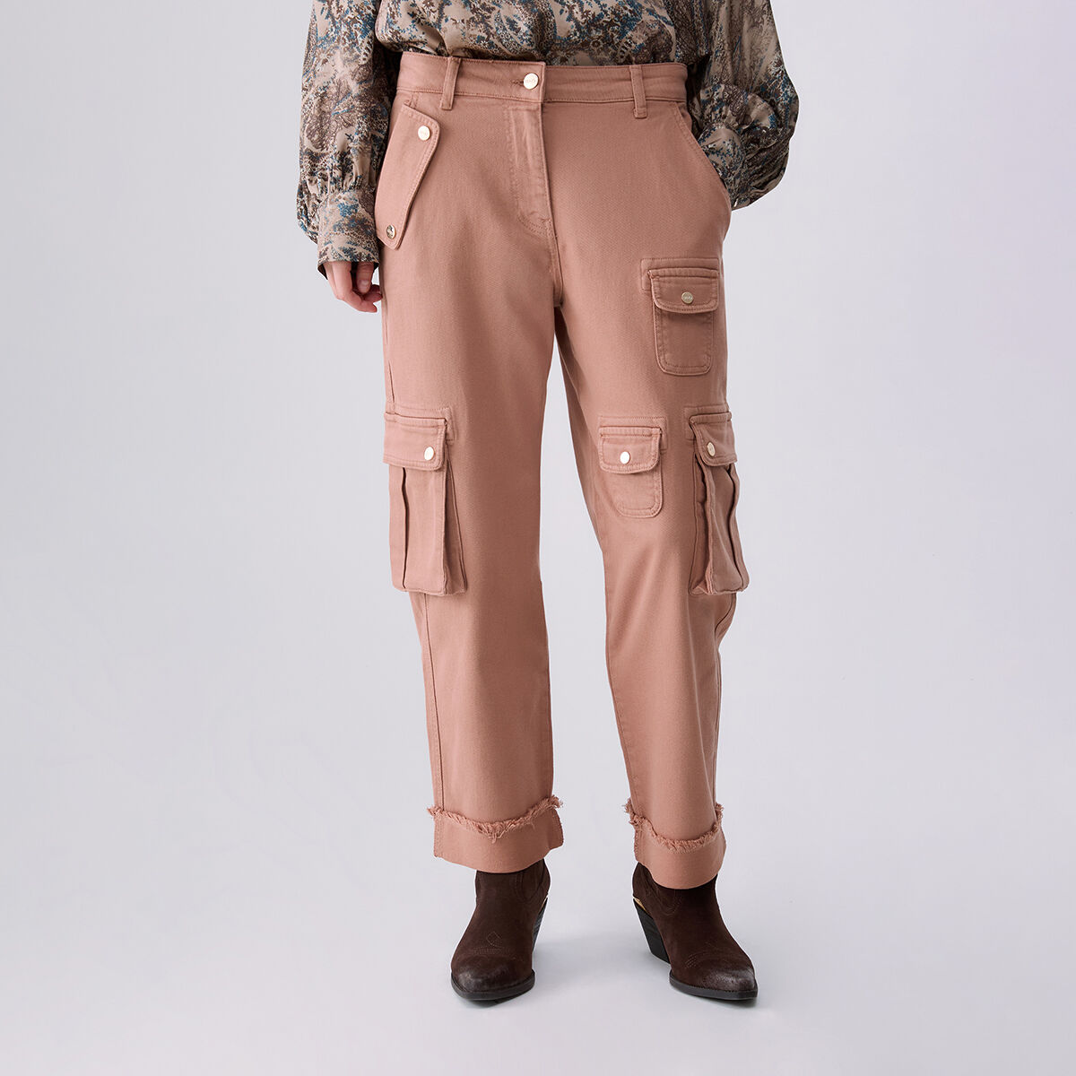 Pantalon de travail avec poches chair, LIU JO