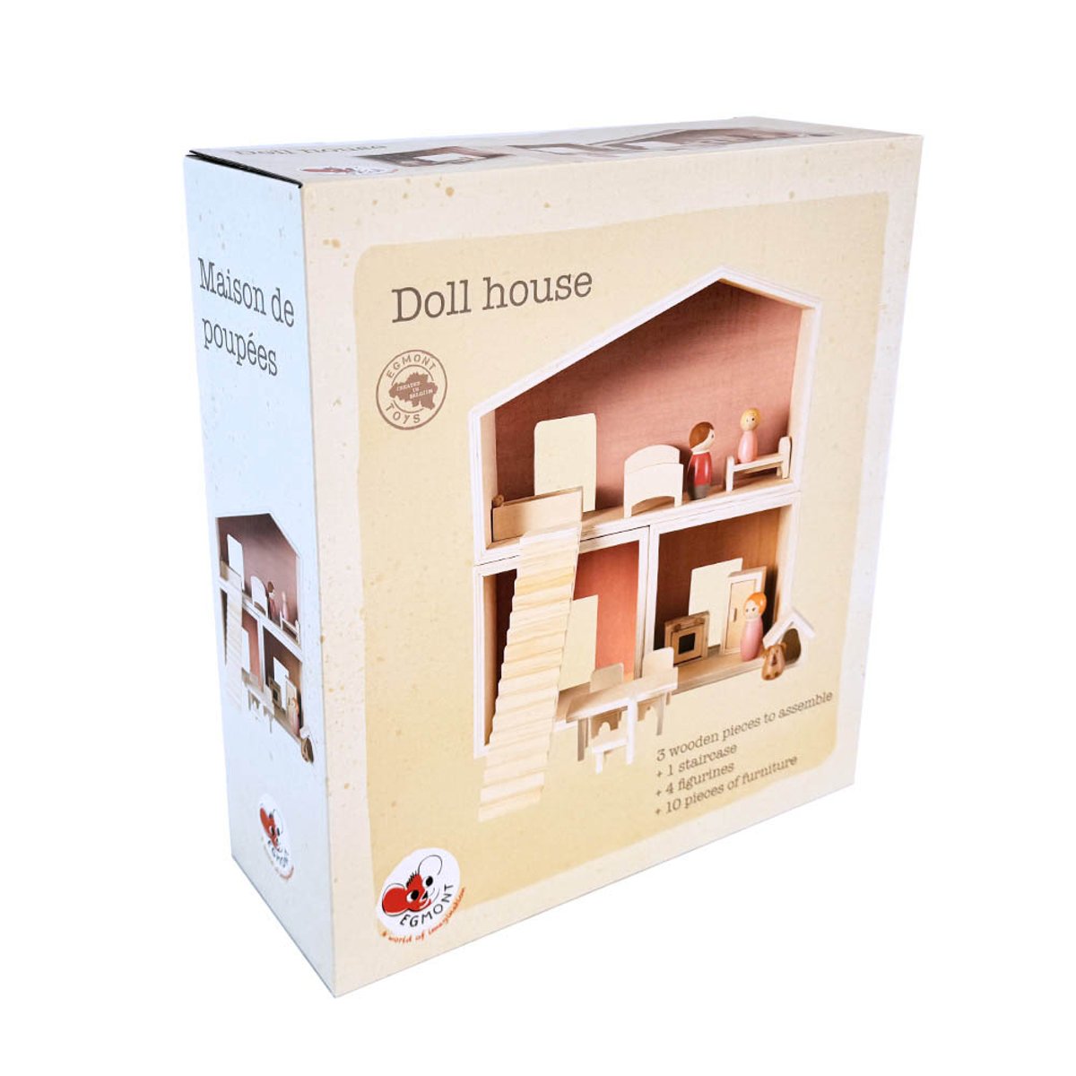 Maison de poupées modulaire beige, EGMONT TOYS