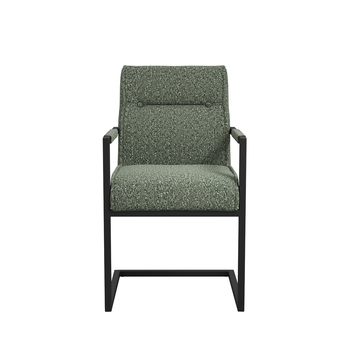 Daniel Dining Chair with Metal Arms (Set of 2) pigeon grey, ÉDITÉ