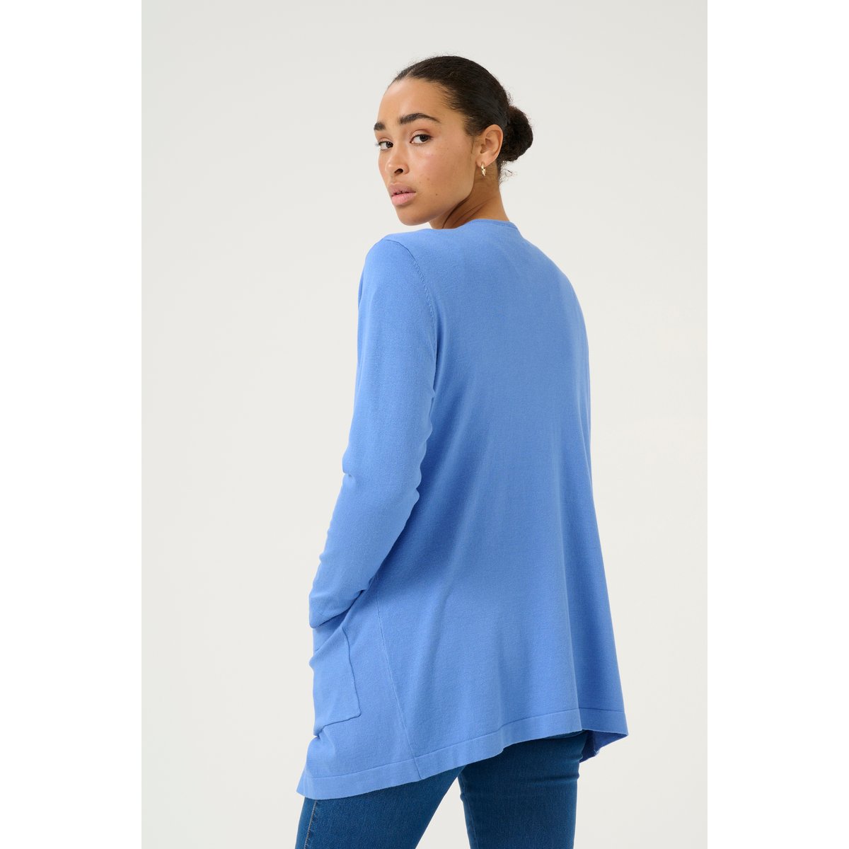 Knitted pullover bleu ebb and flow, KAFFE
