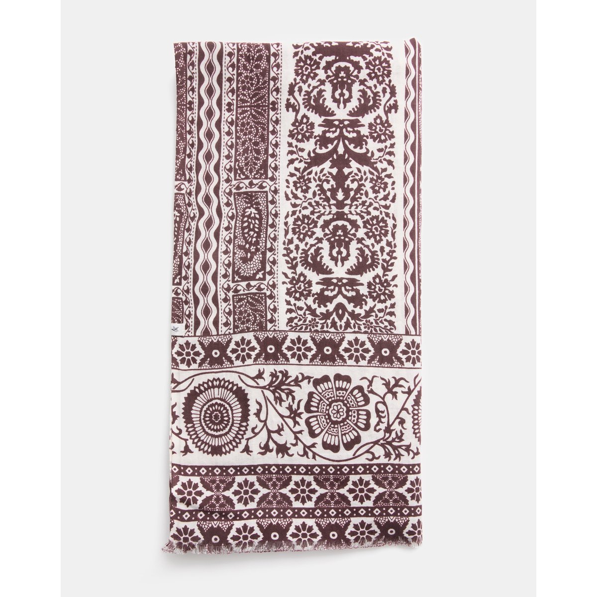 Foulard en coton DIOGO burgundy, CHEVIGNON