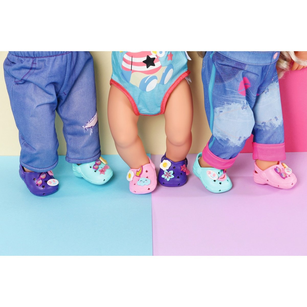 BABY born Chaussures avec broches multicolore, ZAPF CREATION