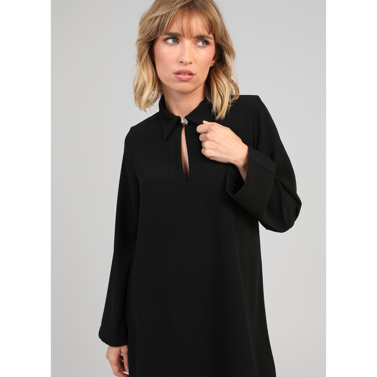 Robe Courte MALOPA noir, AN'GE