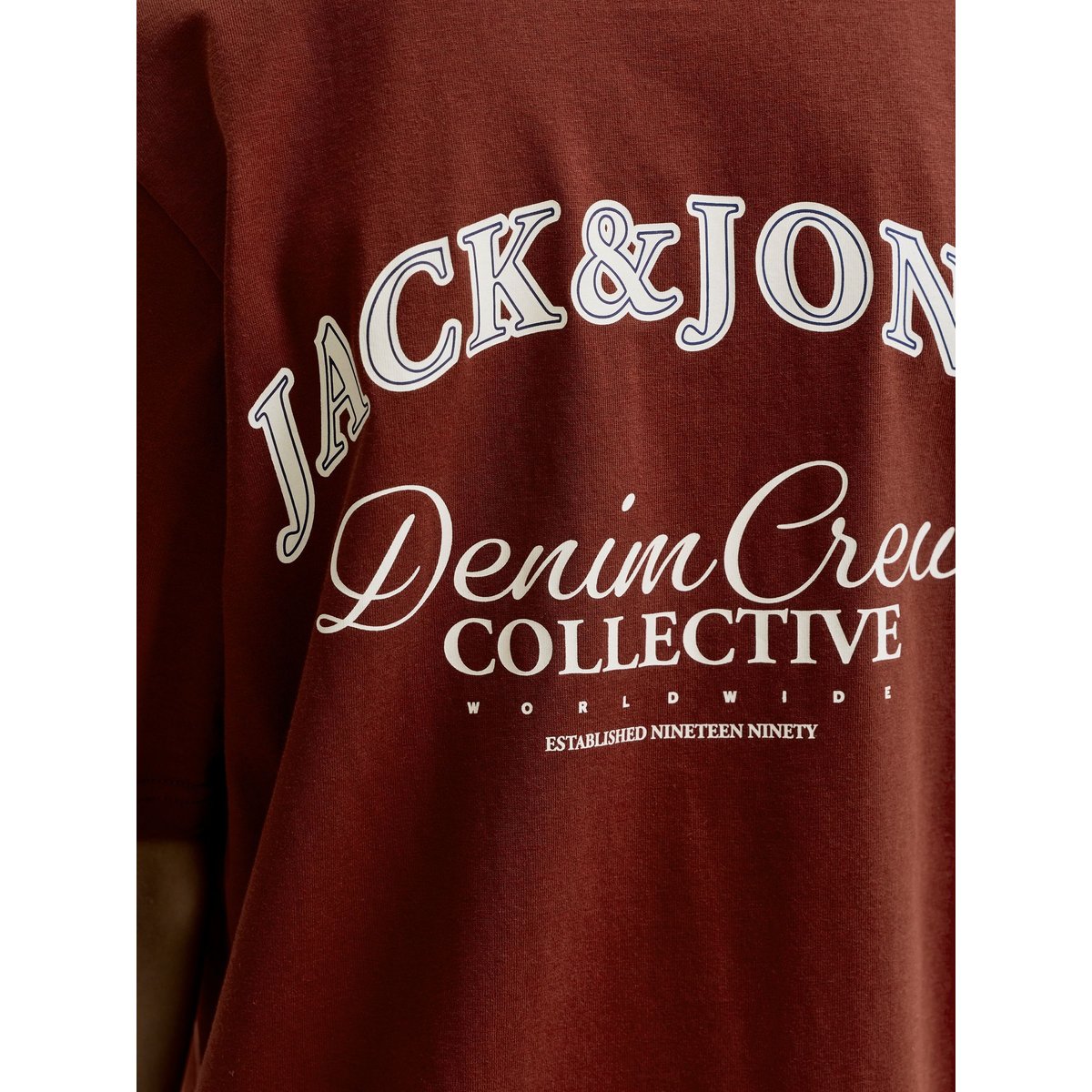 T-Shirt marron - fired brick 1, JACK & JONES JUNIOR