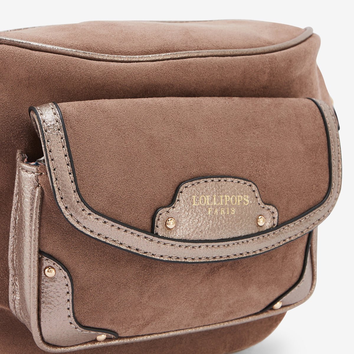 Ceinture banane Roberto doré,taupe, LOLLIPOPS
