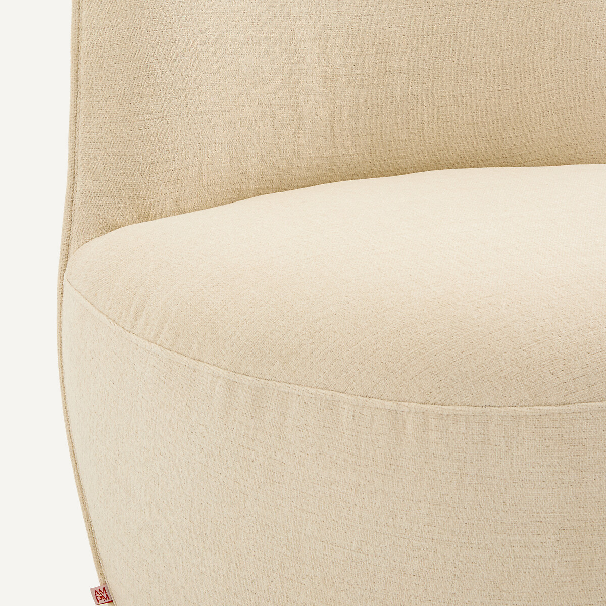Fauteuil pivotant, en polyester, ROSEBURY ivoire, EMMANUEL GALLINA X AM.PM