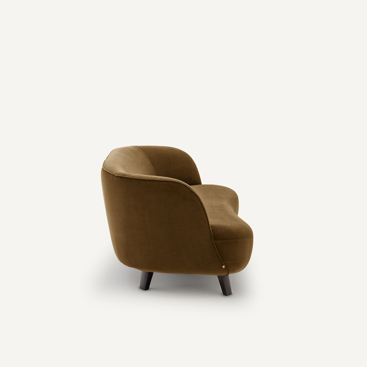Canapé droit XS, en velours, ROSEBURY bronze, EMMANUEL GALLINA X AM.PM