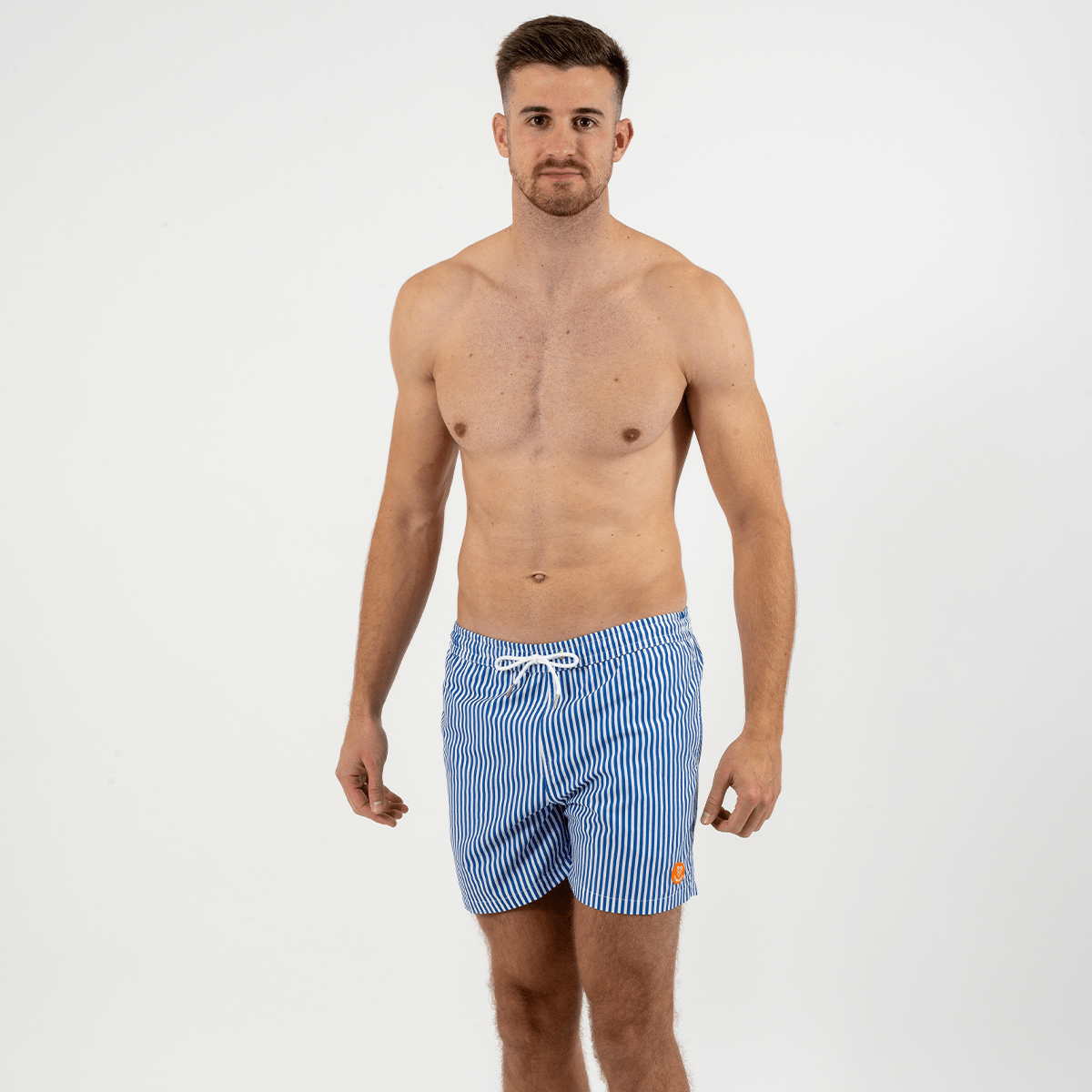 Short de bain Le BALISTE RAYE bleu lapis, VENDREDI