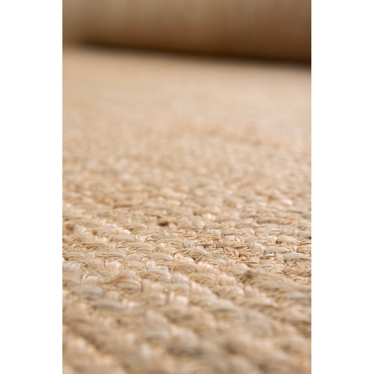 Tapis en jute tressé fait main INDIRA beige sable, AFK LIVING