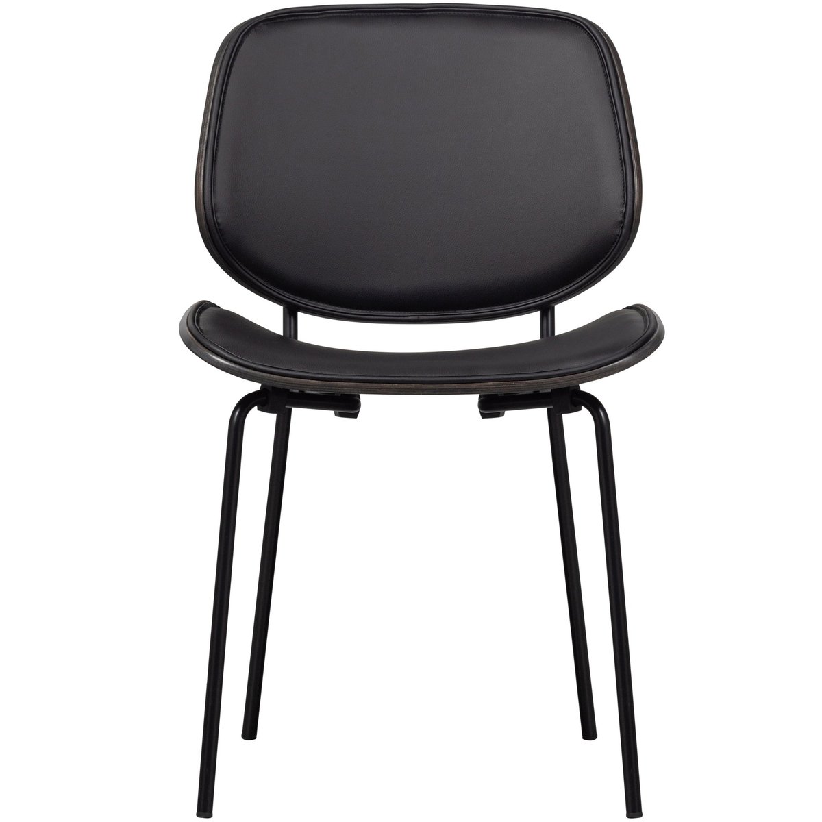 Chaises de table métal CLOSE noir, WOOOD