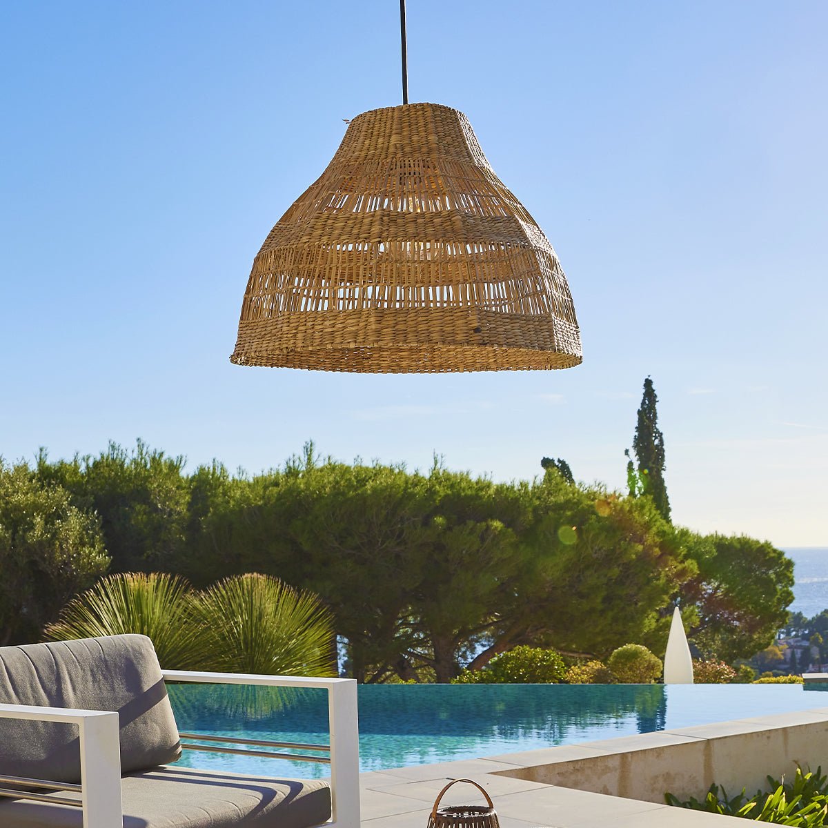 Abat-jour seul MERIDA beige, LUMISKY