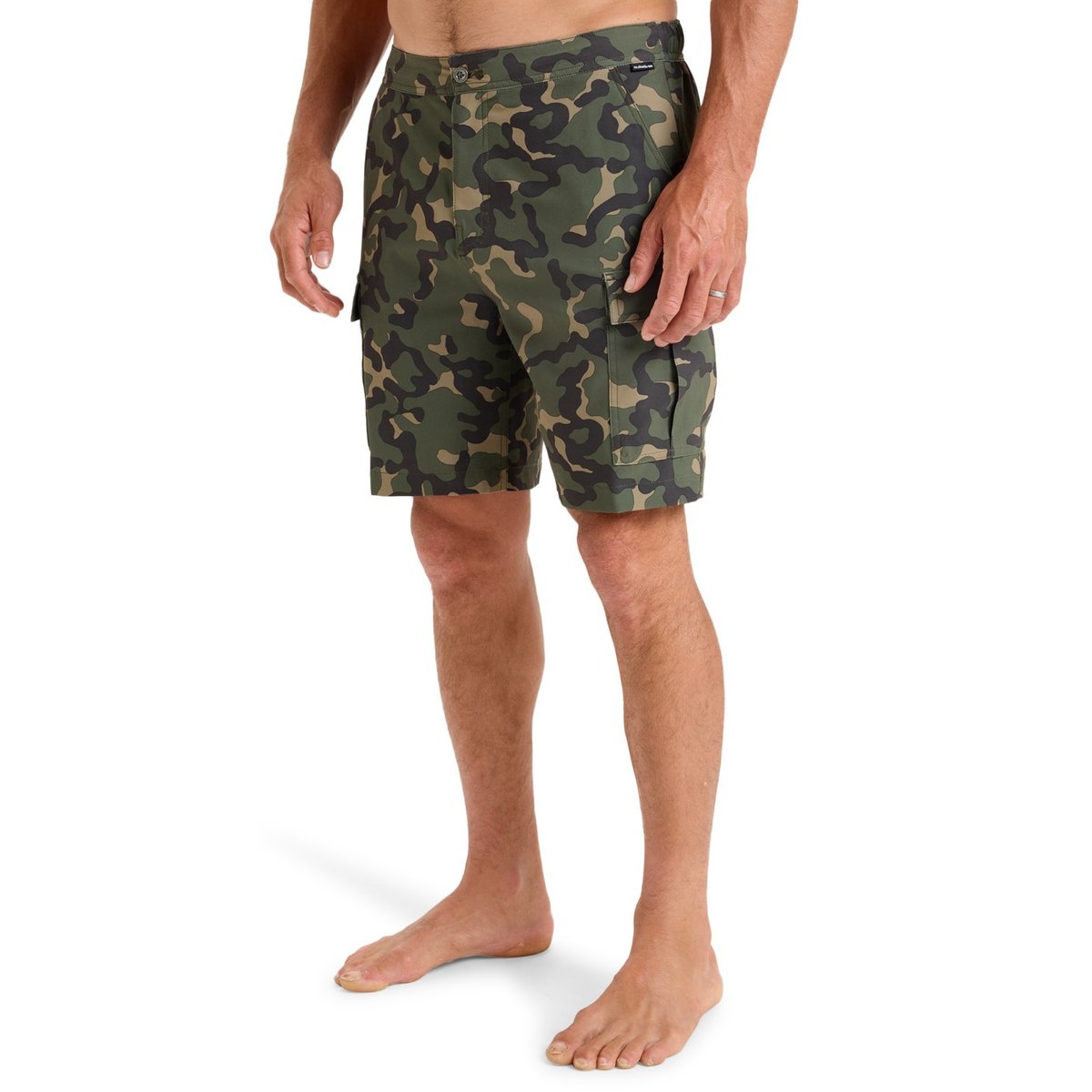 Short hybride HALF 19" beige aloe butancamo, QUIKSILVER
