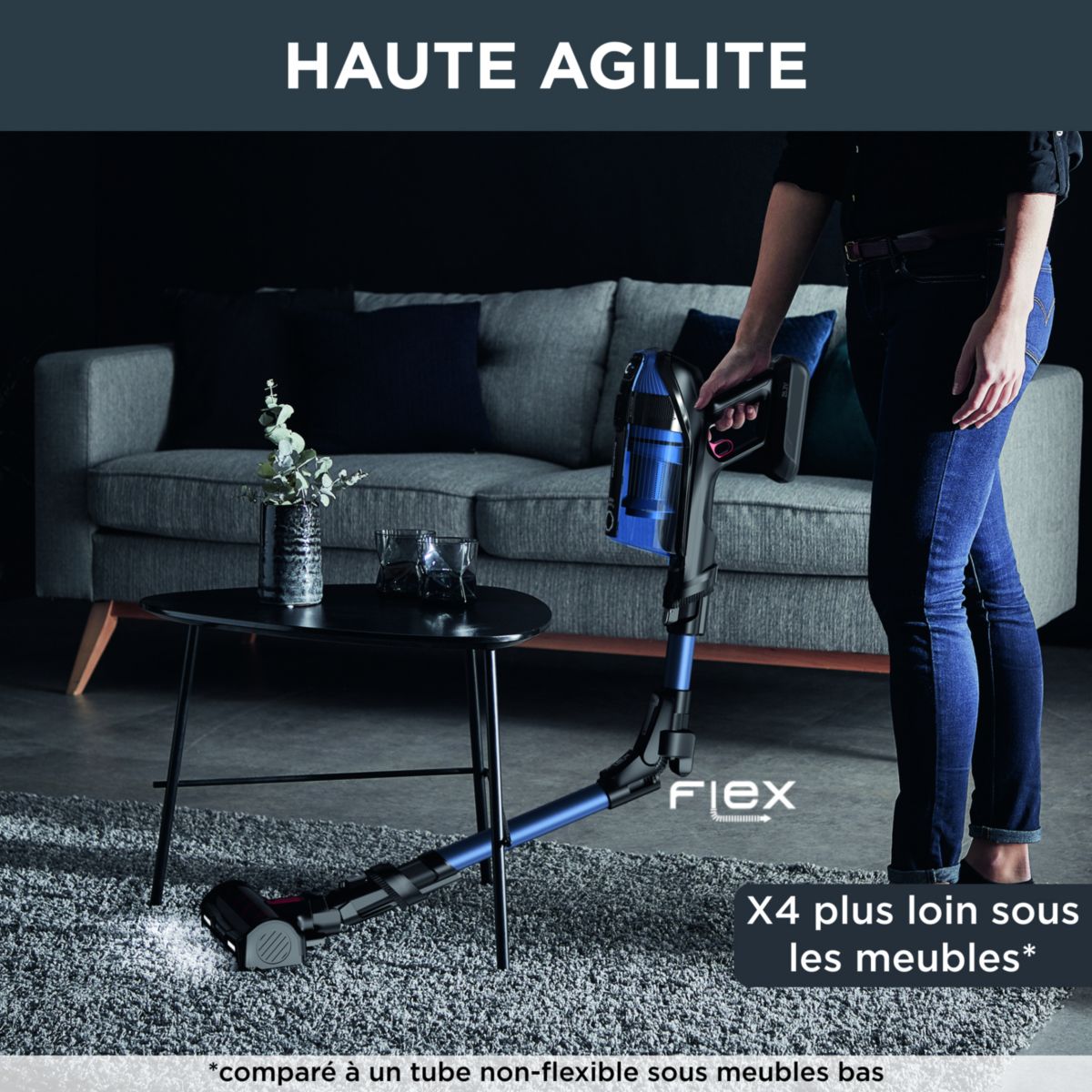 Aspirateur balai X Force Flex 12.60 Aqua 4-en-1 RH98C0WO noir, ROWENTA