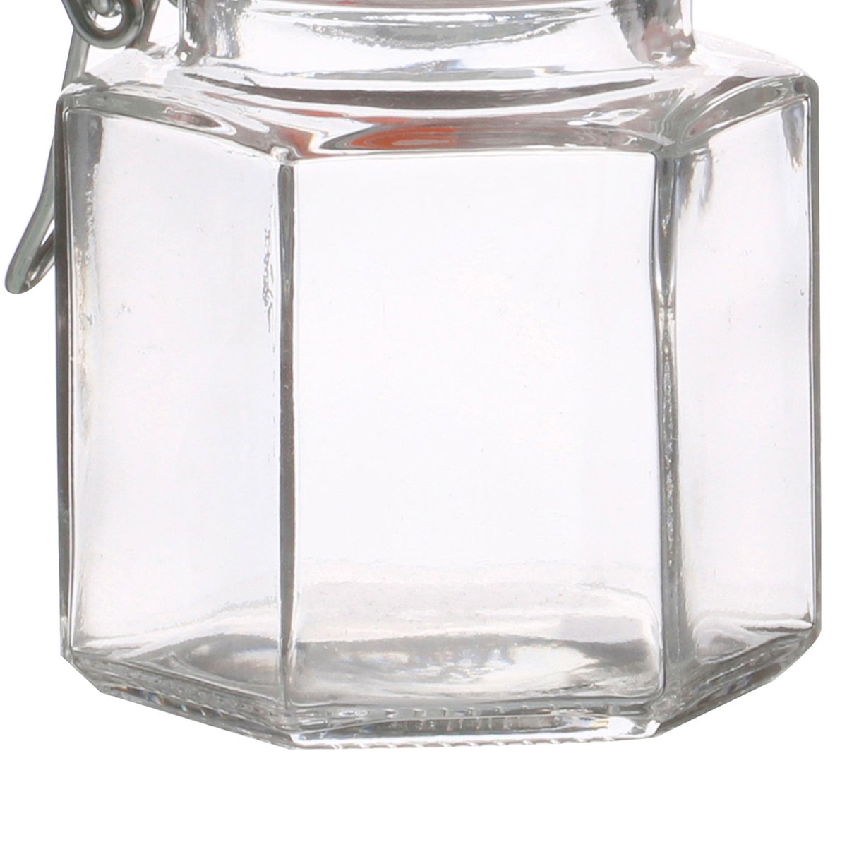 Petit pot confiture hermétique verre avec clip 100ml transparent, WADIGA