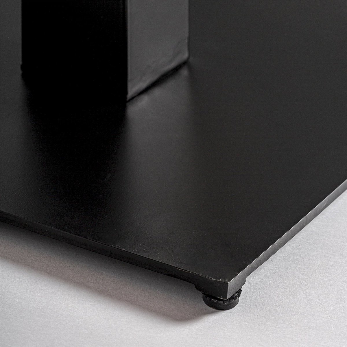 Table de bar industrielle en bois d'acacia noir bois naturel, RECOLLECTION