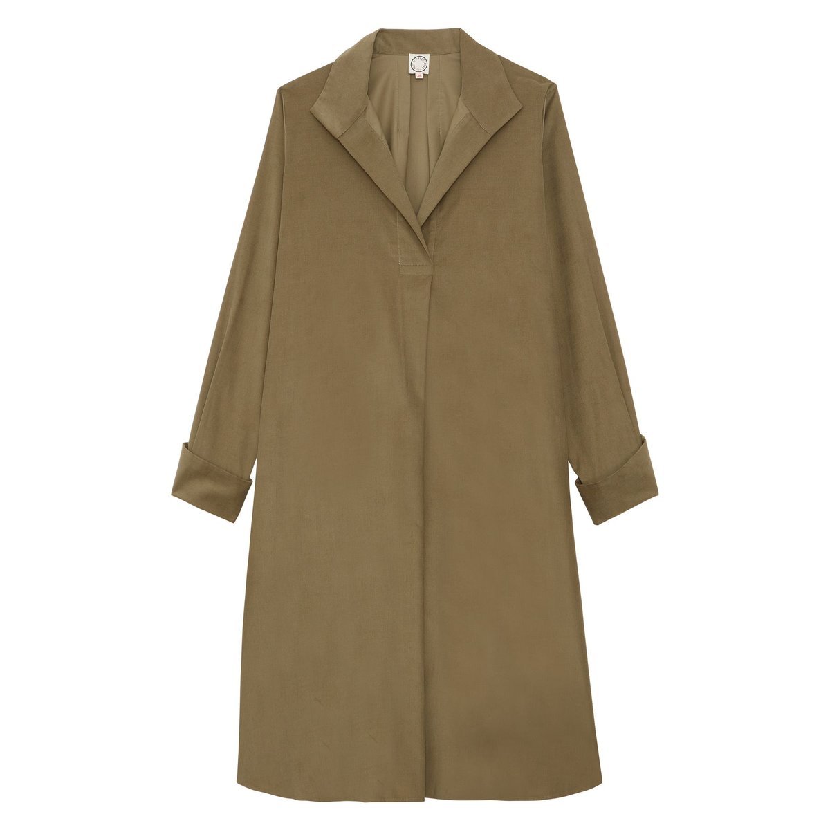 Robe Noella en coton vert, INES DE LA FRESSANGE PARIS