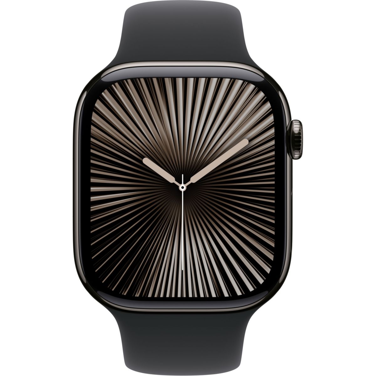Montre connectée Serie 10 46mm Titane Ardoise M/L Cell noir, APPLE