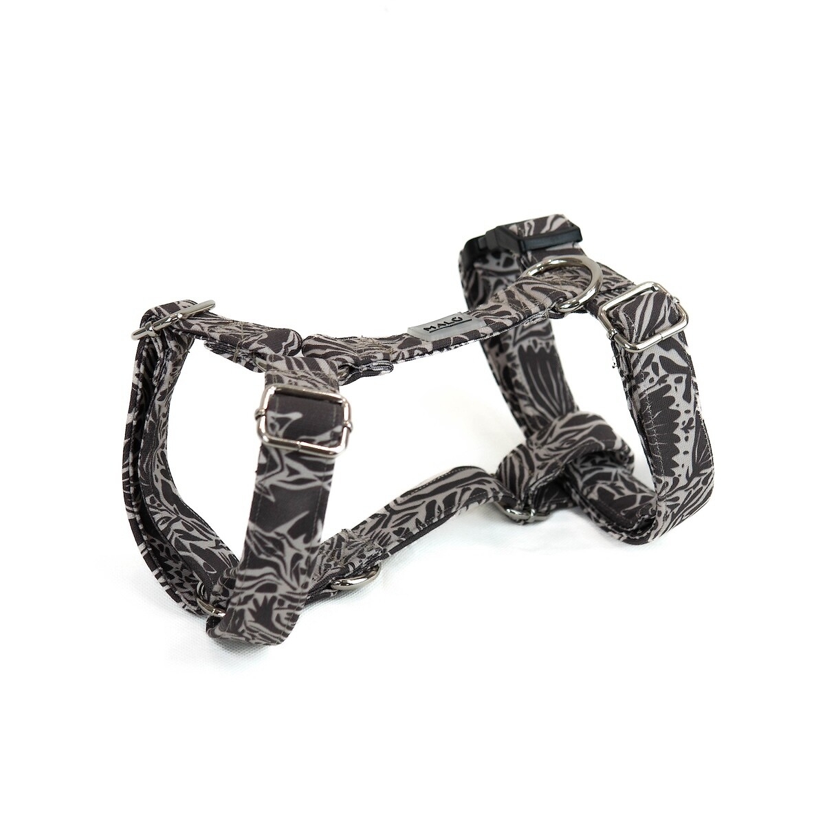 Peitoral Fitas Zafra, Malü Pet Wear preto , MALU PET WEAR