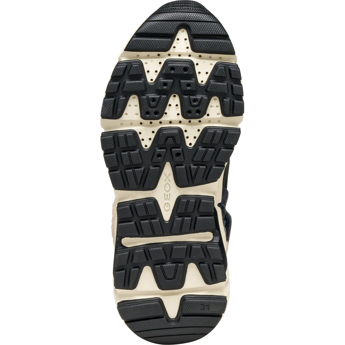 Bottes Et Bottines J FLEXYPER PLUS B ABX bleu marine/orange foncé, GEOX