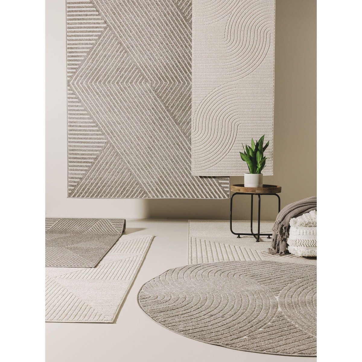 Tapis d'extérieur & intérieur MARS crème, BENUTA 