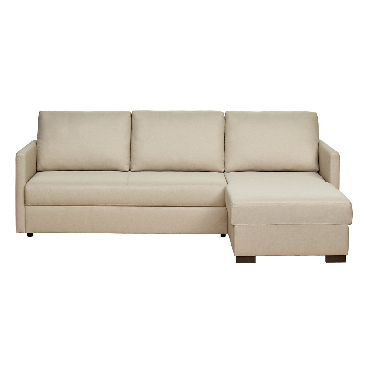 Sofá Roma, de 3 lugares reversível, Lourini® bege, LOURINI