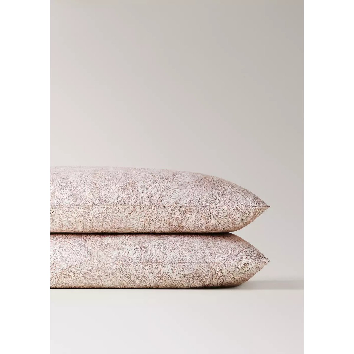 Taie d'oreiller 100 % percale de coton 50x75 cm cognac, MANGO HOME