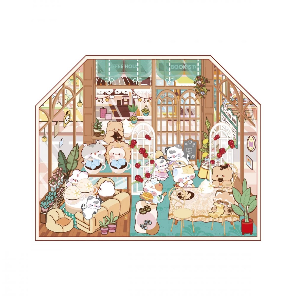 Cosy Stickers - Food Lovers couleur unique, JANOD