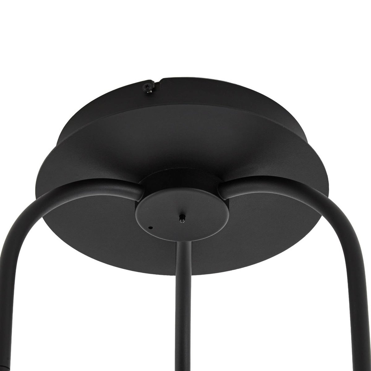 Plafonnier en métal designLED, Sylvara noir, LUCANDE