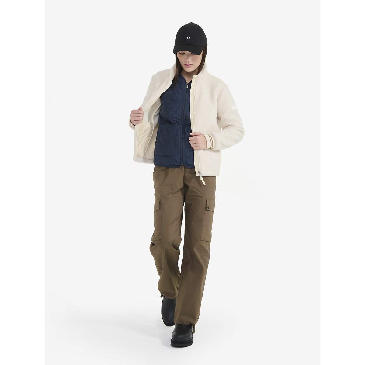 Veste en sherpa, T-KIT ecru, AIGLE
